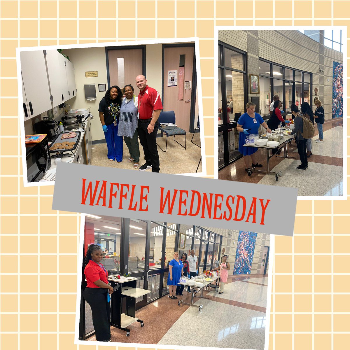 ODMSMustangs's tweet photo. Today is not just an ordinary Wednesday, today is Waffle Wednesday in Mustang Nation! Staff was treated to fresh waffles and fixings courtesy of our Sunshine Committee #WeAreAlief #ODMSMustangsβ€οΈπ€π€π΄ https://t.co/ly4llE5ibk