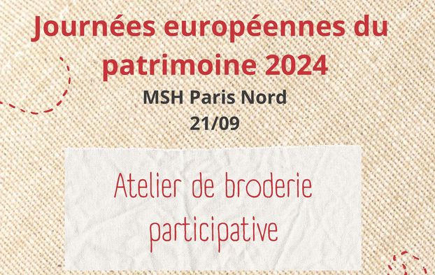 Projet Warmikuna | Présentation et atelier de broderie participative: Paris : 21 septembre 2024. Dans le cadre des Journées Européennes du Patrimoine 2024, deux activités autour du projet Warmikuna sont organisées à la Maison des Sciences de l’Homme… dlvr.it/TDNjwv
