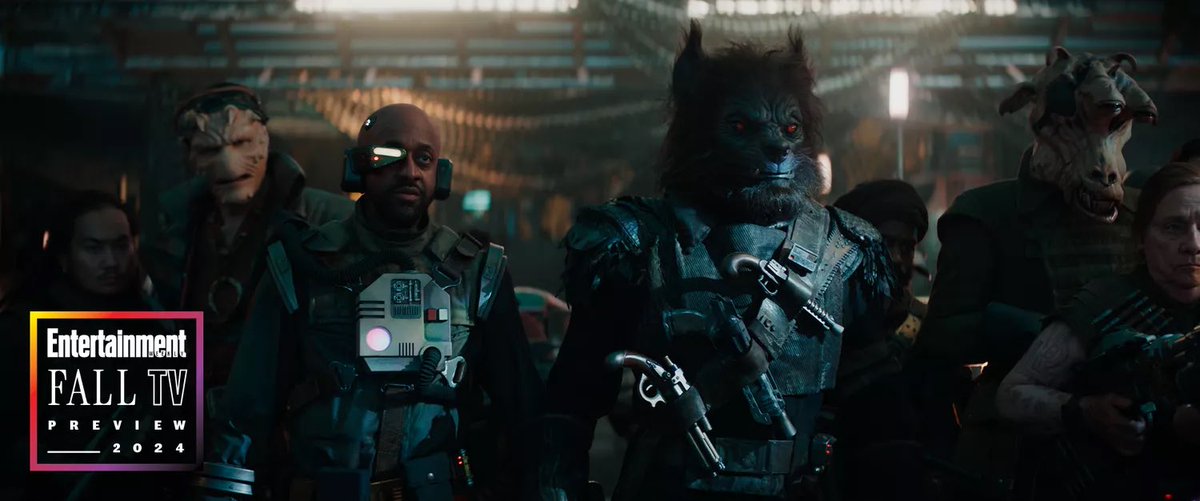 StarWarsExplain's tweet image. More #SkeletonCrew news:

Steve Urkel himself Jaleel White is playing a pirate named Gunter who is described as “cyborg-esque”

Also pictured (left to right) are pirates Vane from The Mandalorian, Brutus, Pax and Chaelt