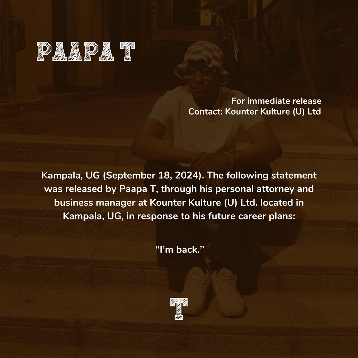 The break is over. The music begins.