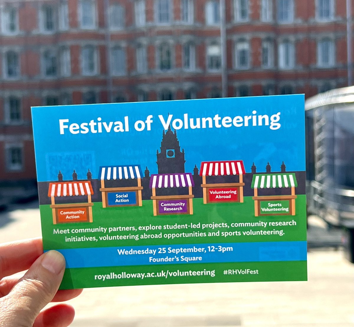Royal Holloway Volunteering tweet media
