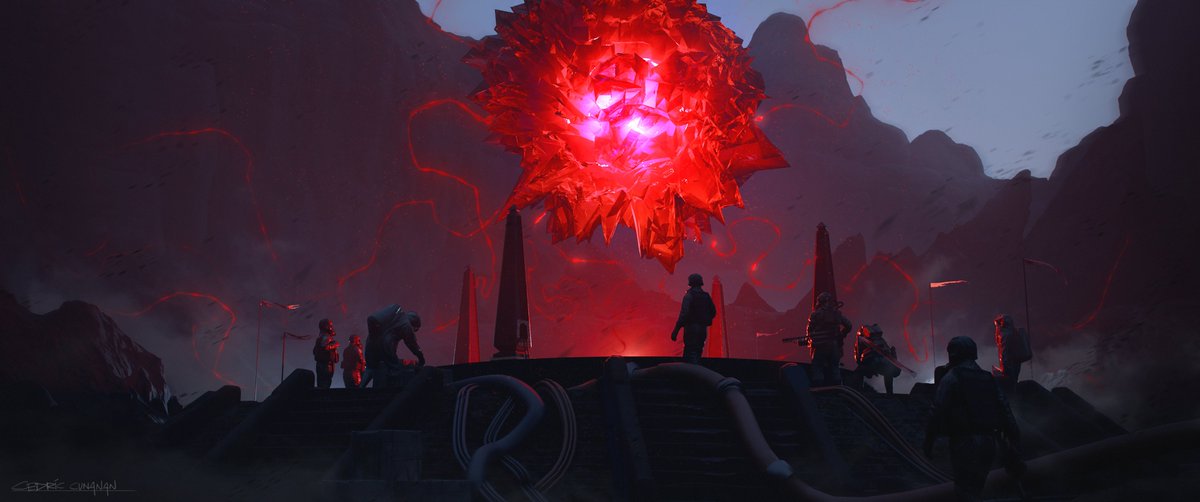 Here's a recent personal work.   

The Crimson Call  

#conceptartist #conceptart