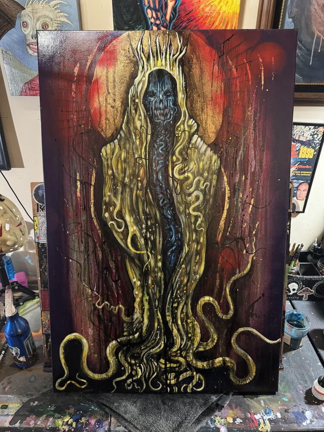 Finished my tribute to the King in yellow last night. Thank you all for the kind words! dlvr.it/TDNkBG