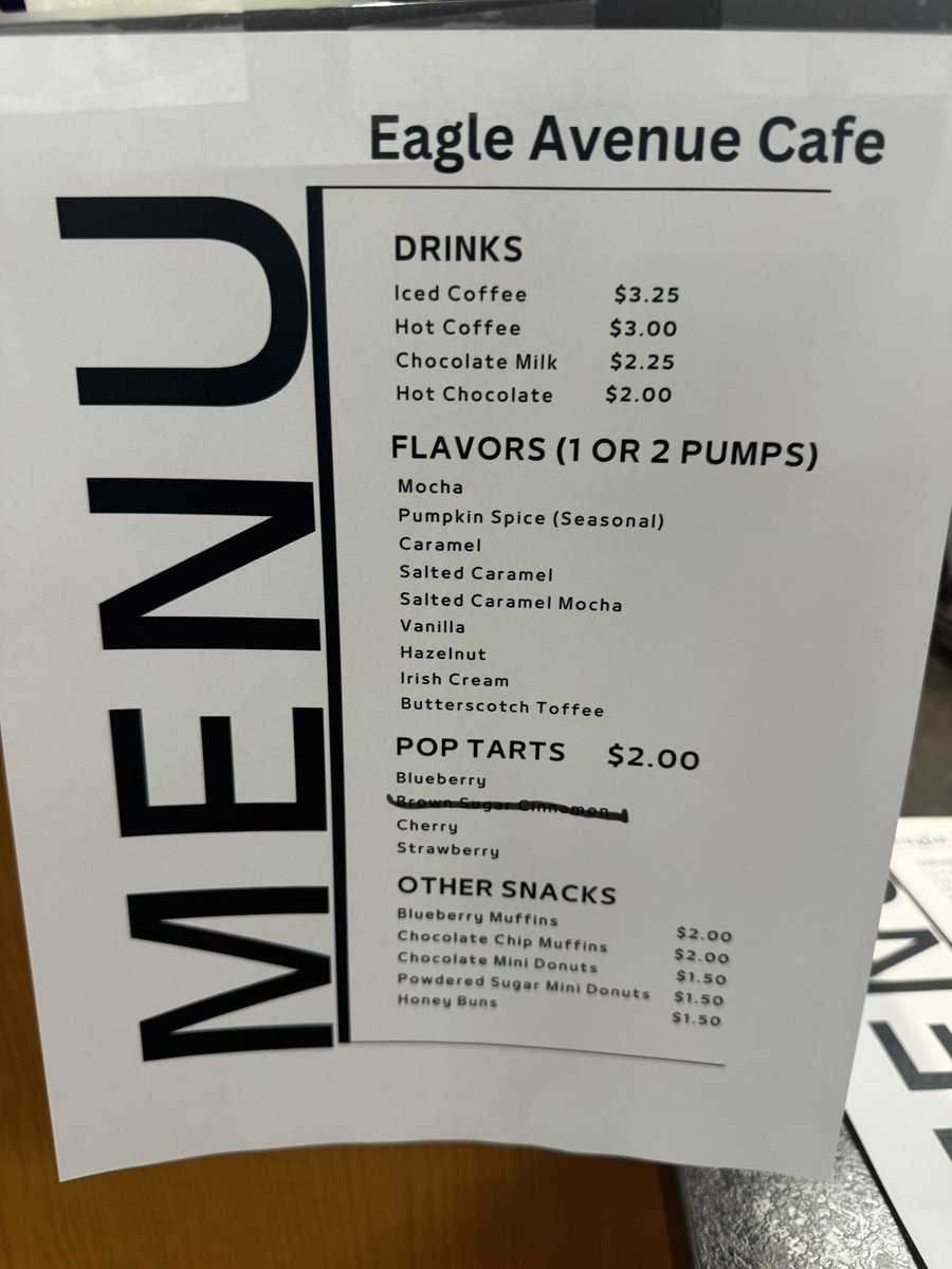 OPENING DAY for Eagle Ave Cafe!
