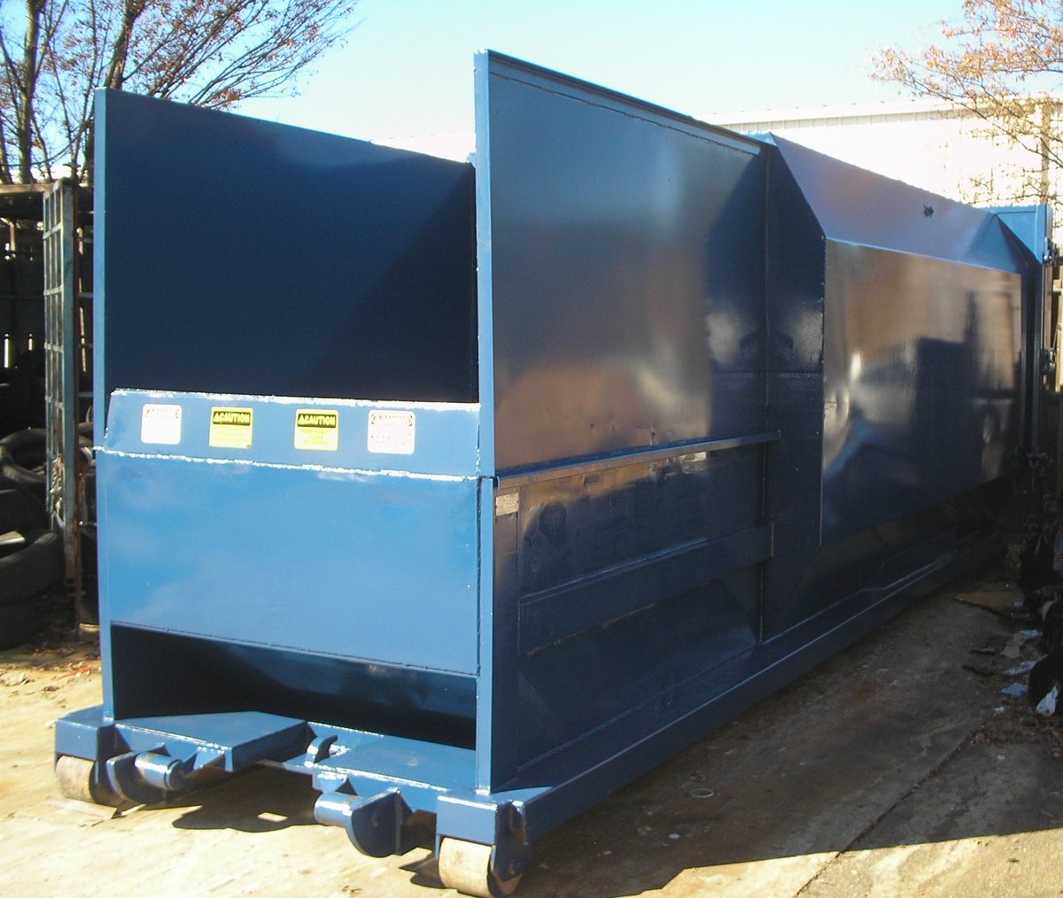 Wasteresource's tweet image. If your self contained #Trash #Compactor #Equipment doesn&apos;t look like this? Sorry you called the wrong company again. #customise #hopper