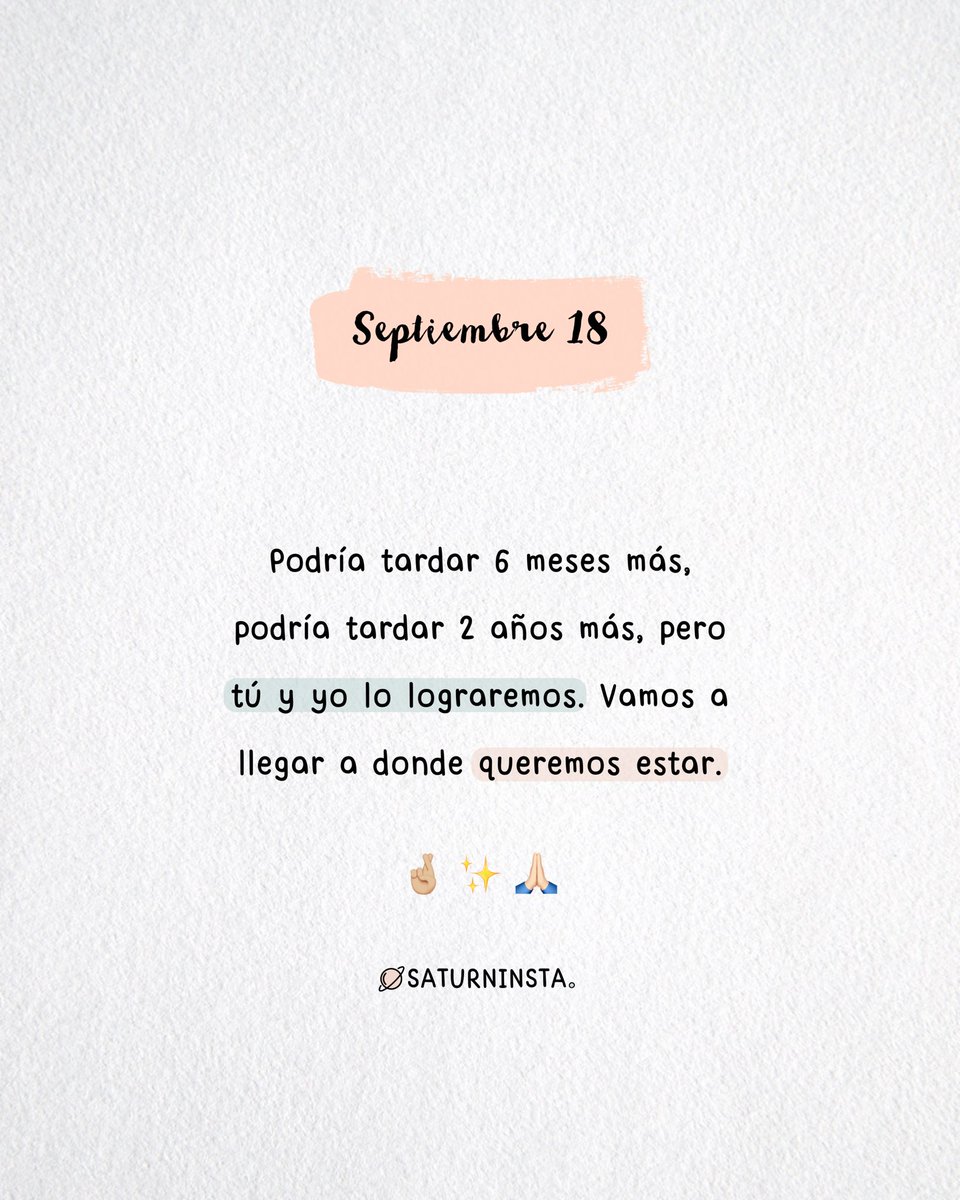 Todos lo lograremos. 🥹✨🙌🏼