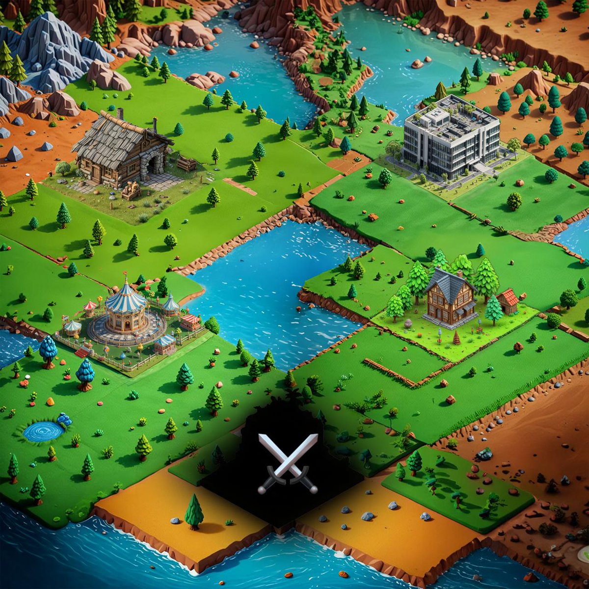 New feature: Map, NFT &amp; UI development 🗺️

Based on feedback, there was a desire for an overall city view and a map feature, we have been working on it. Also your City NFT will look like this.🤝
The new UI aims to enhance your gaming experience.🎮

Also a new hint in the map!👀