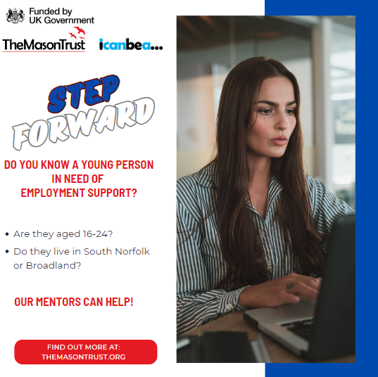 themasontrust's tweet photo. A reminder of our new mentoring programme!

We are here to help young people find:

✅Paid employment
✅Volunteering
✅Work experience
✅Courses
✅Further education

https://t.co/Q3lQl0UrbY https://t.co/M7RTBqCygg