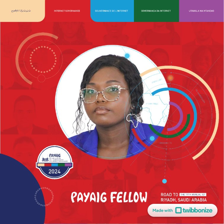 I’m thrilled to announce that I’ve been selected for the 2024 Pan African Youth Ambassadors for Internet Governance (PAYAIG) Fellowship! In the spirit of Pan-Africanism, I look forward to learning more about Africa's Internet Governance 
#PAYAIG #IGF2024 #ETHIOPIA2024 #RIYADH2024