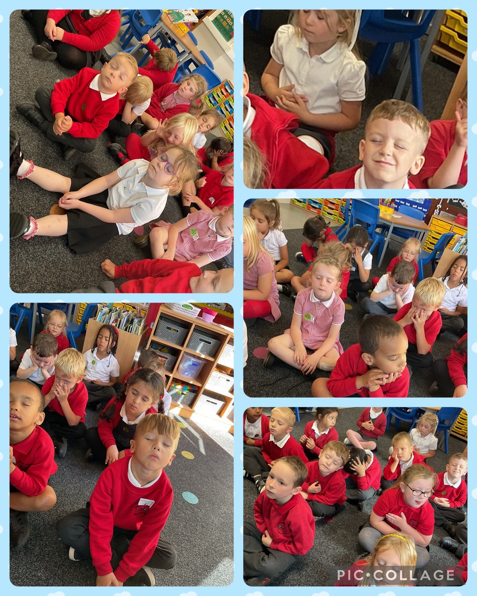 Every week as part of our Jigsaw lesson year one take part in ‘calm me’ time. This meditation time allows the children to calm their minds and feel ready to learn 😌. <a href="/MissRamskill/">Miss Ramskill</a> <a href="/mrsgrassby/">Joelene Grassby</a> <a href="/MrsManson1GM/">Mrs Manson</a> <a href="/BoothferryPS/">Boothferry Primary #weareBoothferry</a> <a href="/JigsawEduGroup/">Jigsaw Education Group</a>
