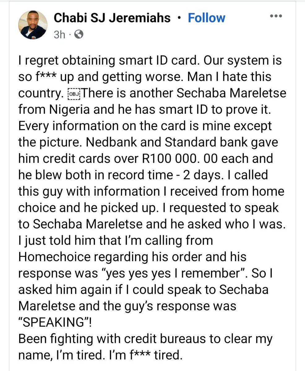 Home Affairs officials who are helping Foreigners to get Fraudulent ID Documents must be dealth with

Death Certificate