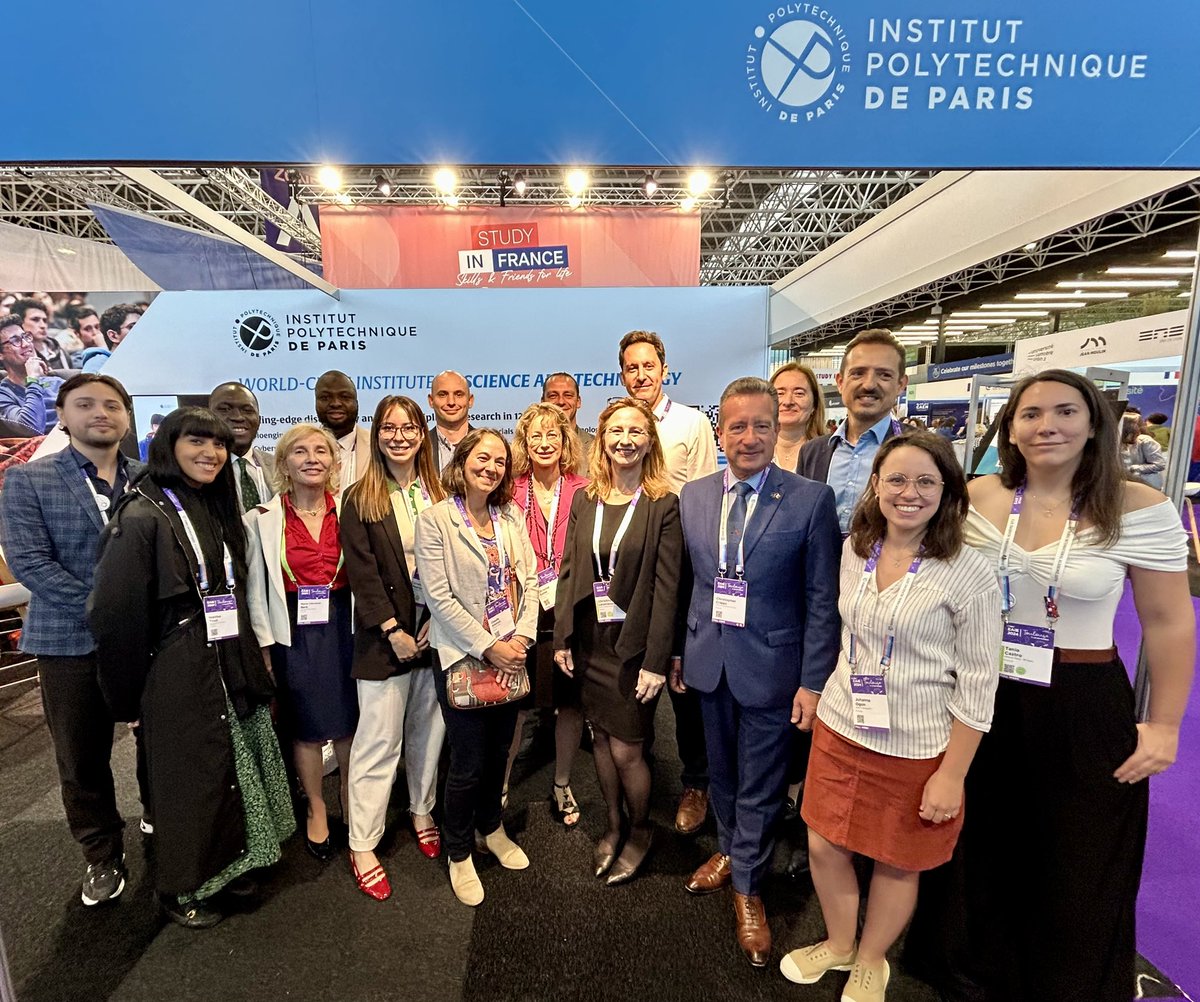 What a team! Institut Polytechnique de Paris is thrilled to be at #EAIE2024 in Toulouse. We’re meeting partners, colleagues, and friends as we continue to strengthen our collaborations in education and research around the world. Come and see us at Booth A48! 
#IPParis
#EAIE2024