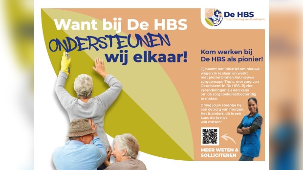 Kom werken bij de HBS als pionier in samenzelfredzame zorg -  zeewolde-actueel.nl/l/316670