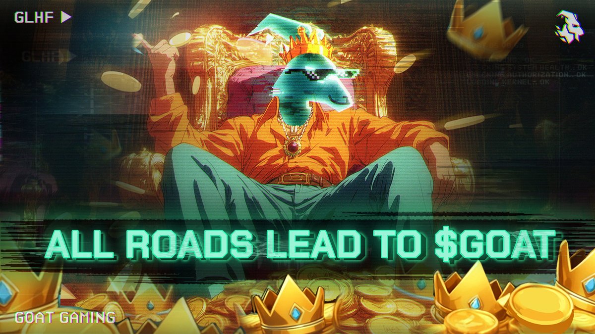 playgoatgaming's tweet photo. We're not just another Web3 gaming platform. We're driving a next-gen revolution. 

We're building a GOATed ecosystem for real gamers, real rewards, and top-tier partnerships. 

Holders, the key to greatness is in your hands. 

All roads lead to $GOAT. Go Goat or Go Home!🐐 https://t.co/0zSRZFXDSC