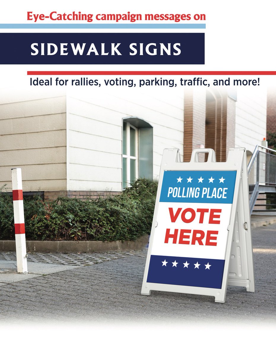 PrintMotionUSA's tweet photo. Do you need Side Walk Signs? We can print your design with the logo of your company or oganization. Contact us at https://t.co/JF9FpsHjBB 

#election #vote #sidewalksigns https://t.co/Hvg2mFY5tX
