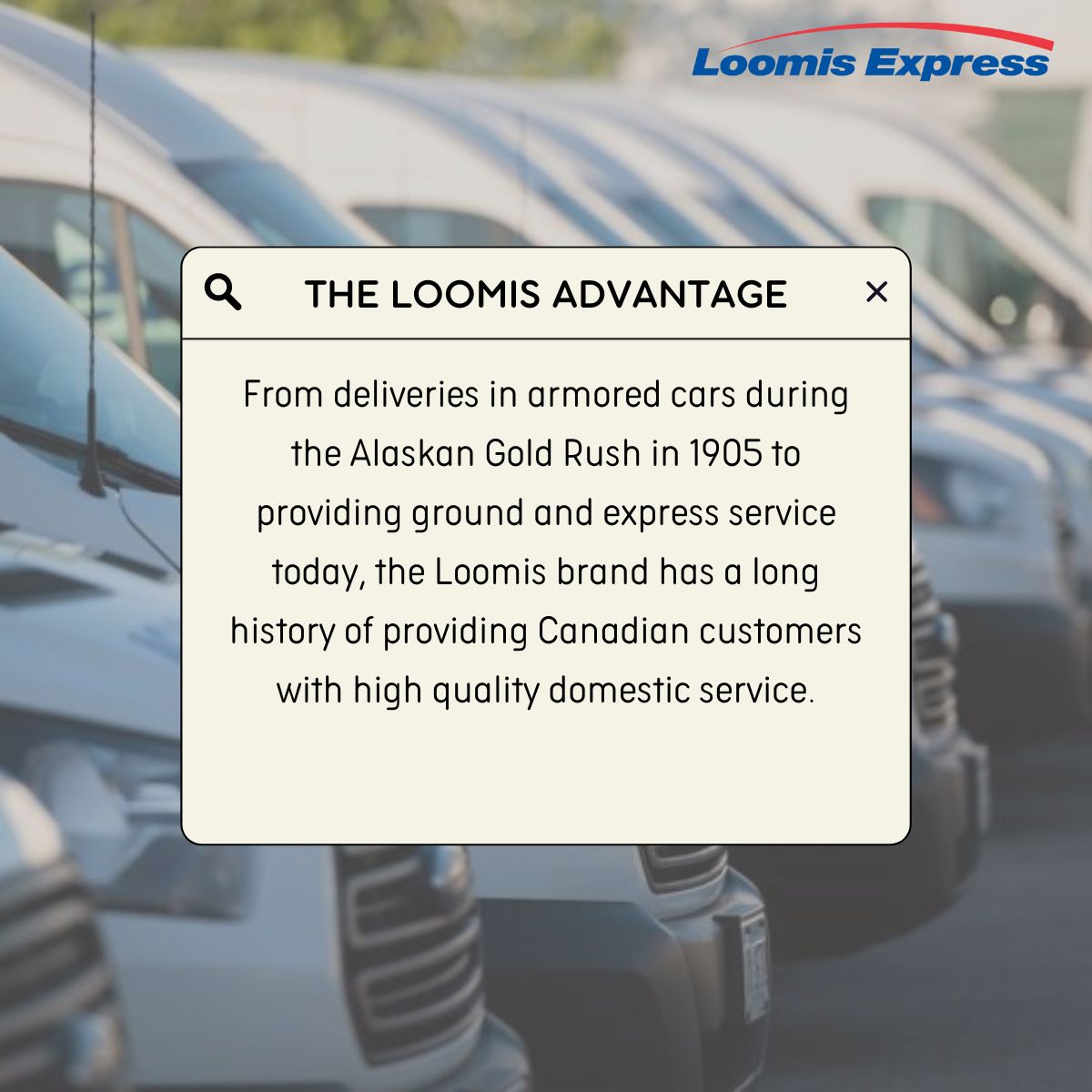 Loomis Express tweet media