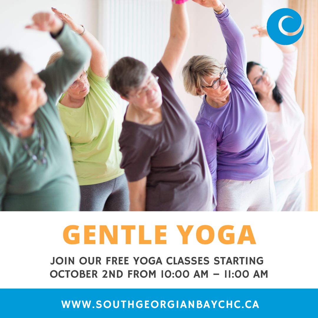 SGB_CHC's tweet image. 🗓️ Starts: Wednesday, October 2, 2024
⏰ Time: 10:00 AM – 11:00 AM
📍 Location: South Georgian Bay CHC

Space is limited—register for each session you plan to attend by visiting southgeorgianbaychc.ca/program/77. 

#GentleYoga #RelaxAndUnwind #WellnessJourney #MindBodyConnection