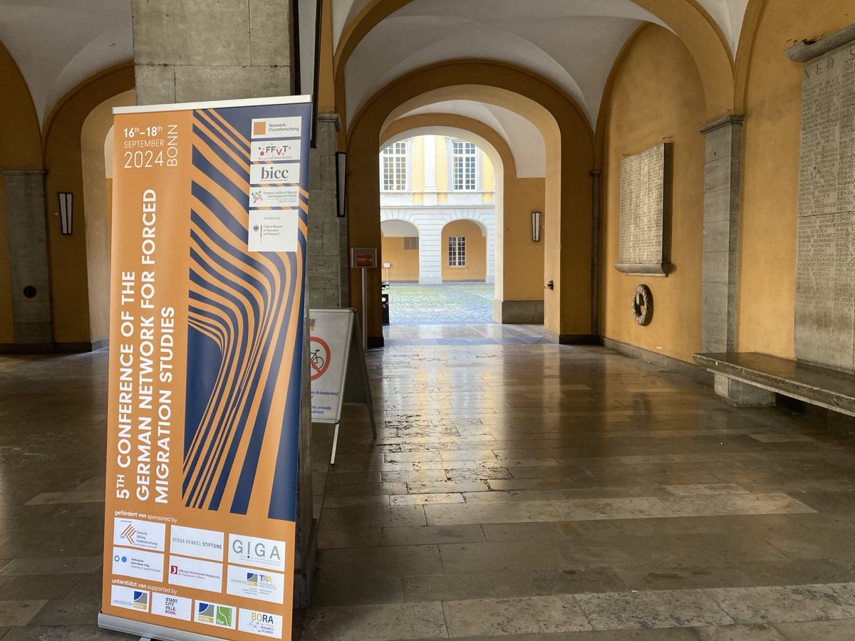 InZentIM (@inzentim) on Twitter photo Die 5. Tagung des Netzwerks #Fluchtforschung (<a href="/Fluchtforschung/">NWFF (@fluchtforschung.bsky.social)</a>|<a href="/FFVT_Project/">FFVT</a>) an der Uni Bonn (<a href="/BICC_Bonn/">bicc - Bonn Internat. Centre for Conflict Studies</a>|<a href="/UniBonn/">Rheinische Friedrich-Wilhelms-Universität Bonn</a>) geht zu Ende:
Danke für Inspiration, Raum für Austausch und Nachdenken über so viele wichtige Fragen - wir waren gerne dabei und nehmen viele Denkanstöße mit! Die 5. Tagung des Netzwerks #Fluchtforschung (<a href="/Fluchtforschung/">NWFF (@fluchtforschung.bsky.social)</a>|<a href="/FFVT_Project/">FFVT</a>) an der Uni Bonn (<a href="/BICC_Bonn/">bicc - Bonn Internat. Centre for Conflict Studies</a>|<a href="/UniBonn/">Rheinische Friedrich-Wilhelms-Universität Bonn</a>) geht zu Ende:
Danke für Inspiration, Raum für Austausch und Nachdenken über so viele wichtige Fragen - wir waren gerne dabei und nehmen viele Denkanstöße mit!