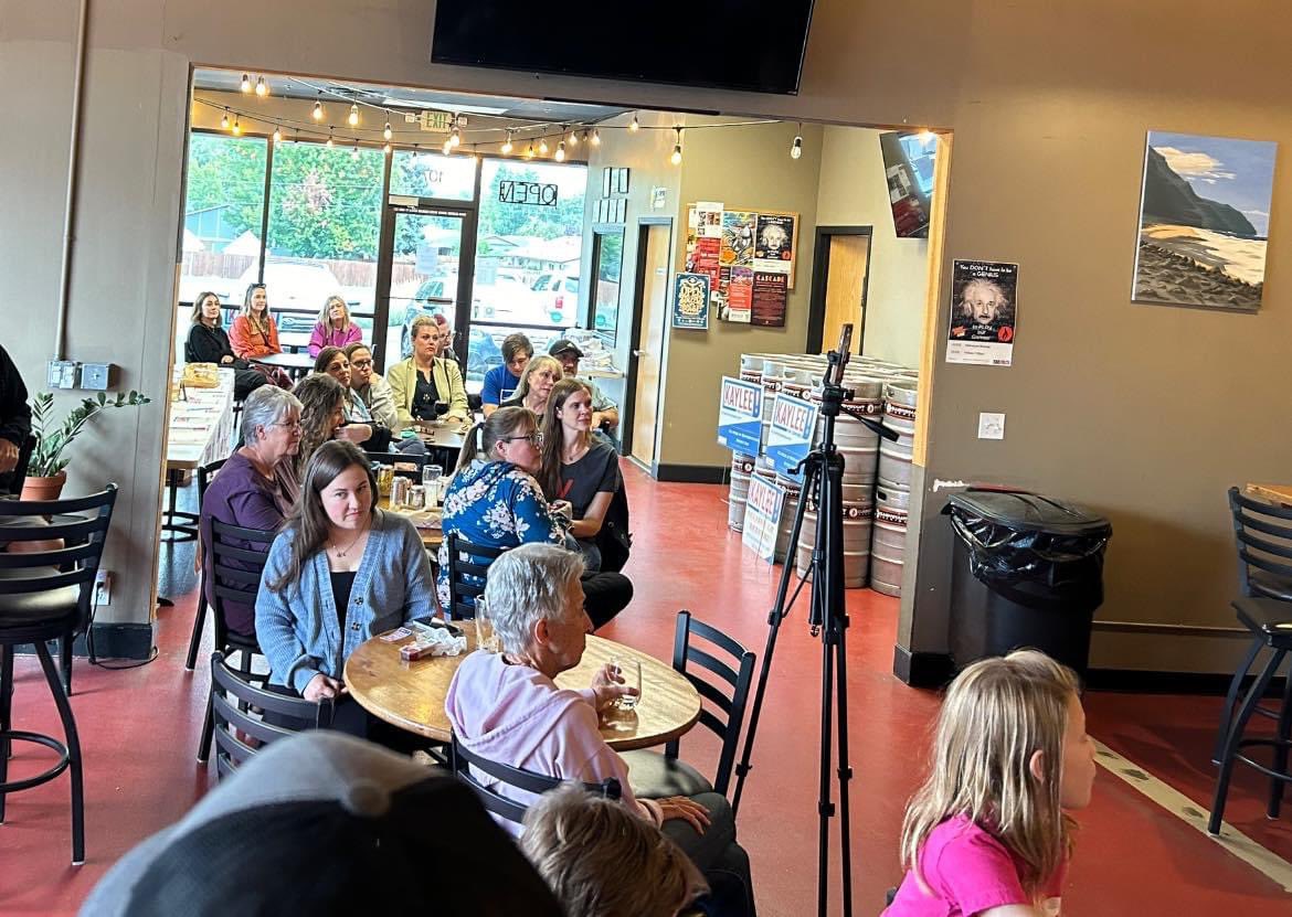 kaylee4congress's tweet photo. WOW!! The energy last night was unbelievable, Idahoans are done with divisive do-nothing politics.

This is more than a campaign, it’s a movement of people united in the things that truly matter… common sense policy solutions &amp; the right to life, liberty, &amp; pursuit of happiness! https://t.co/45muW5uwos