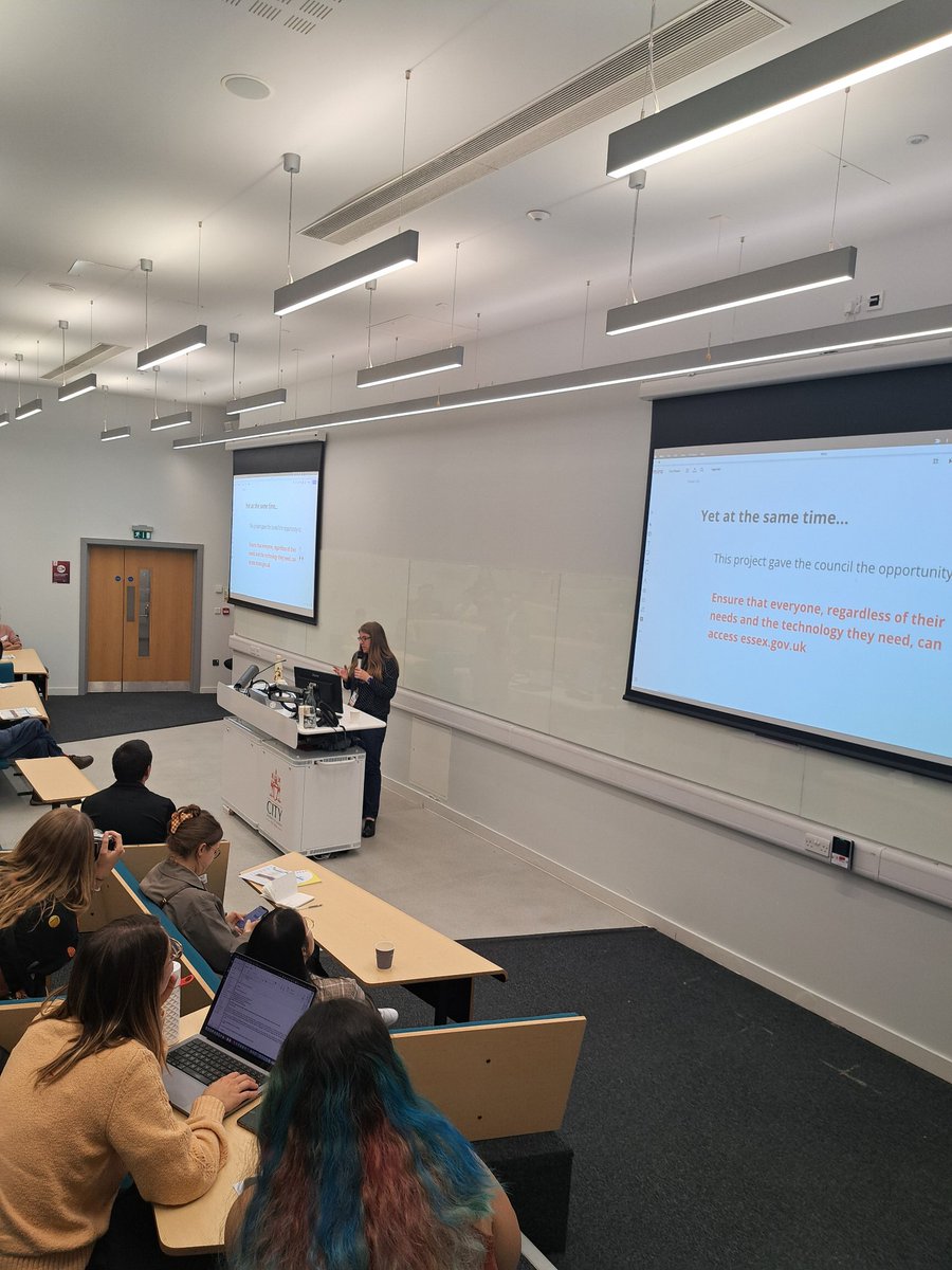 cityuni_hcid's tweet image. Now it's Helen Calderon on Testing Essex County Council’s Blue Badge service with blind and partially sighted users hcidopenday.co.uk/speakers/helen… #Designforall #HCID2024