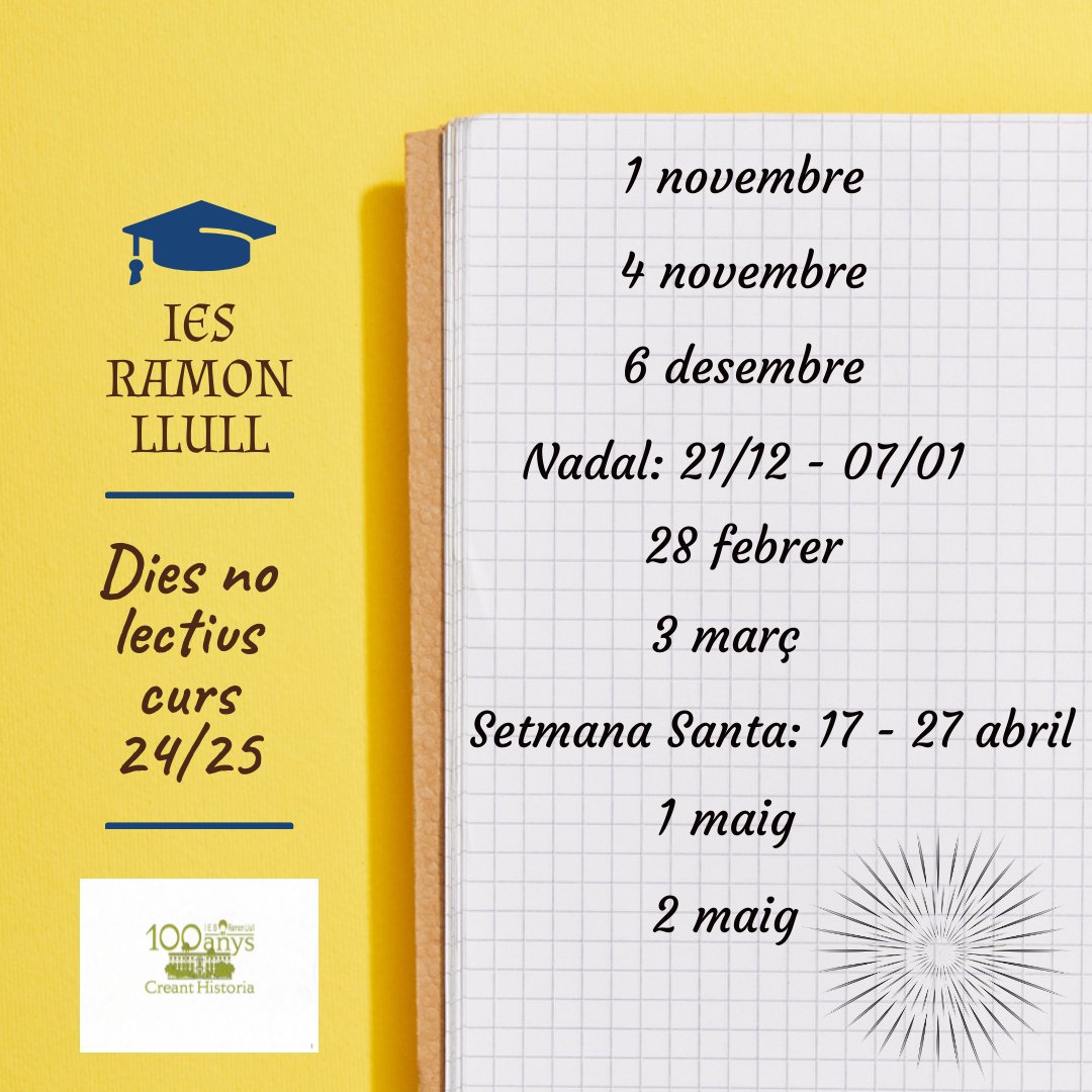 IES Ramon Llull tweet media