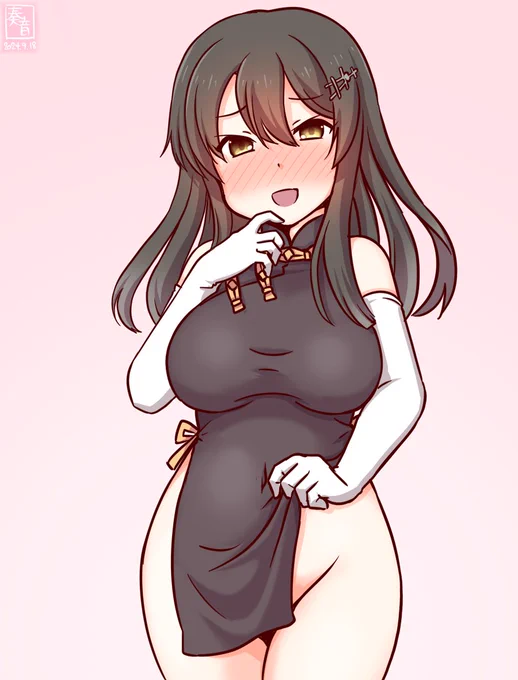 「和・洋・中…どちらがよろしいですか? お好みをお知らせ下さい」#艦これ版真剣お絵描き60分一本勝負_20240918#親潮 
