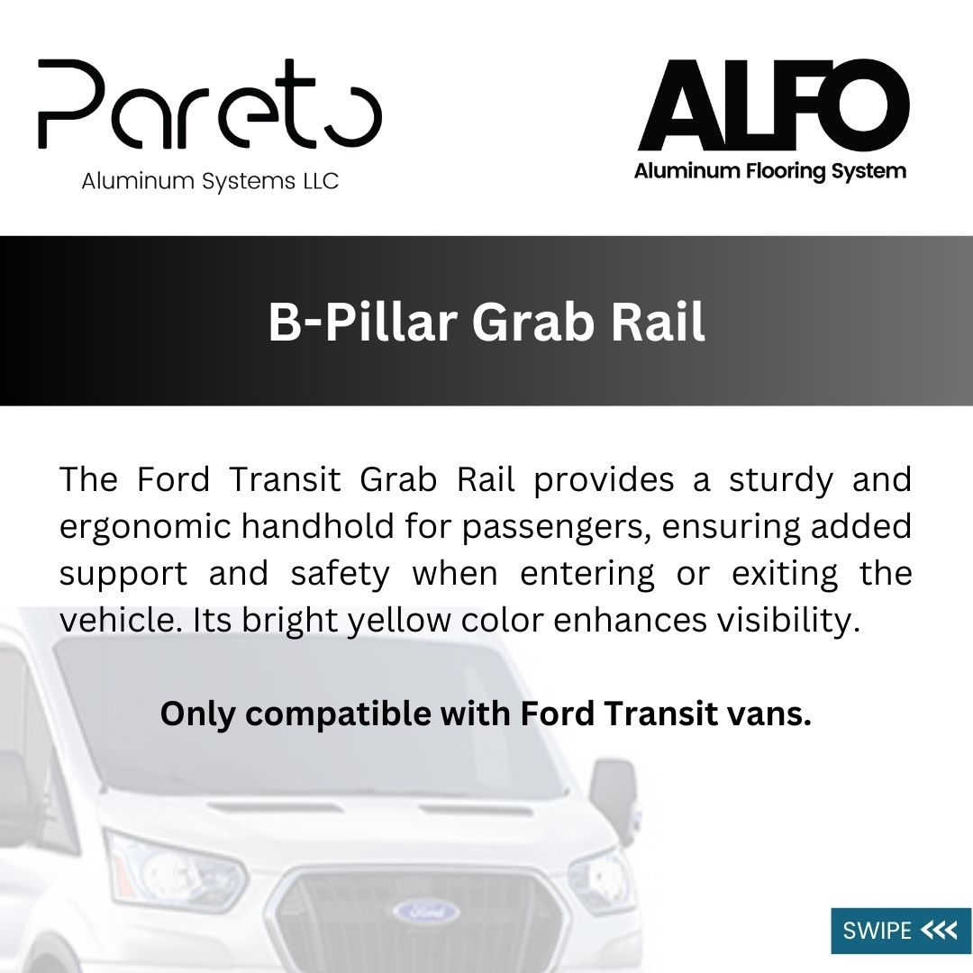AluminumPareto's tweet photo. We are excited to release our new 📢 ALFO product "B-Pillar Grab Rail"

Check out our ALFO Products 👉🏼 https://t.co/jdC07htJT1

#FordTransit #VanSafety #GrabRail #PassengerSupport #TransitUpgrades #ErgonomicDesign #FordVan #VehicleSafety #AutoAccessories #ParetoAluminum https://t.co/p1jwavciiH