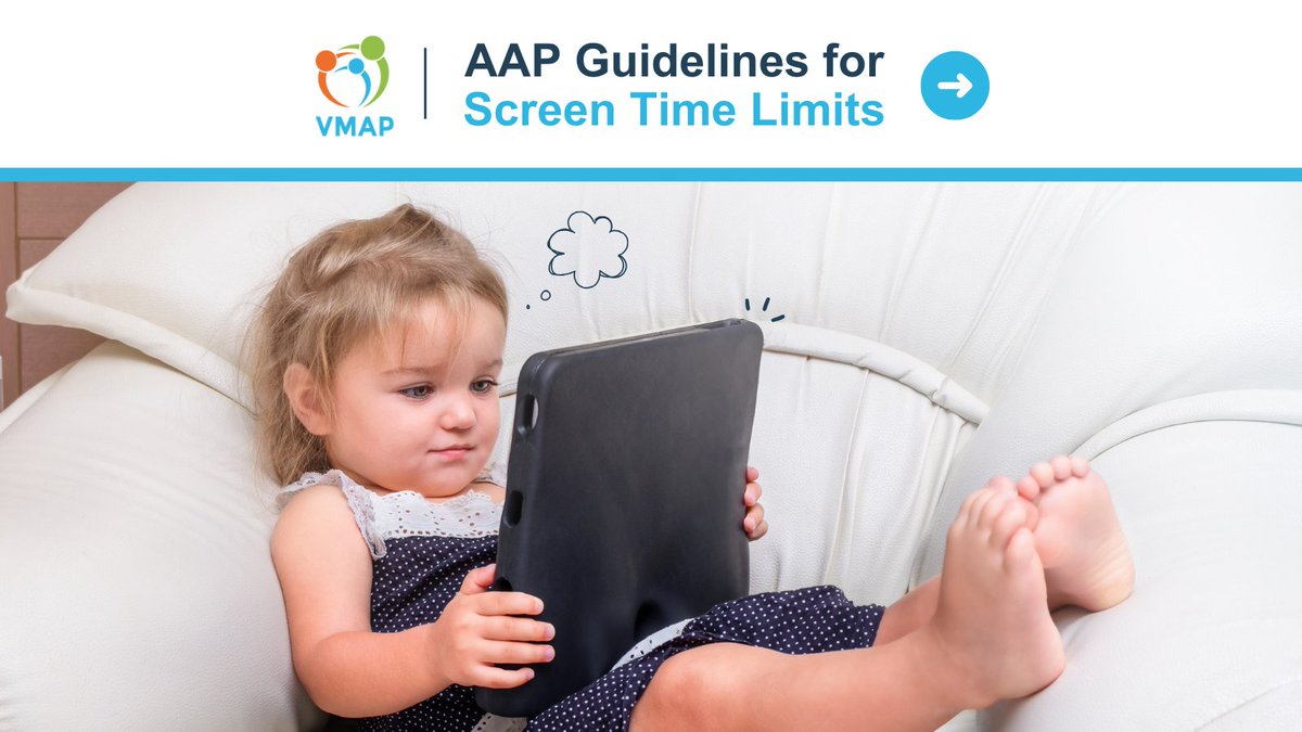 VMAPVA's tweet image. While researching the AAP&apos;s guidelines on screen time limits, we learned that some things are more important than how much screen time your child gets. #ParentingTips #ChildDevelopment #HealthyScreenTime #AAPGuidelines #FamilyWellness #ScreenTimeBalance #MindfulParenting