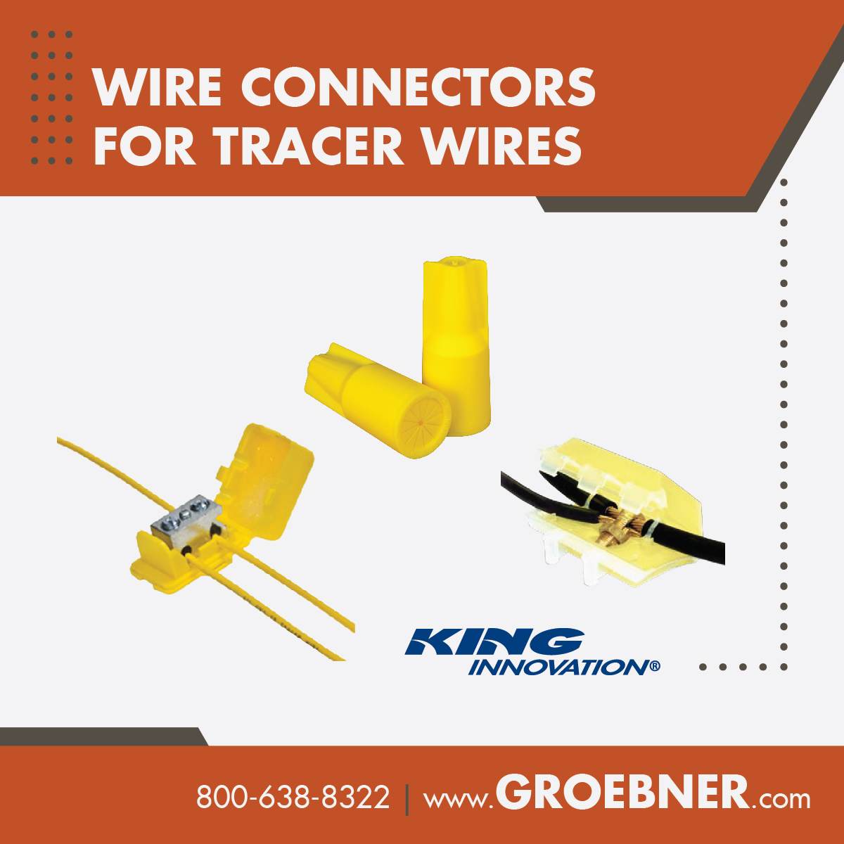 Proud to partner with King Innovation, #GROEBNER supplies wire connectors and tracer wire solutions for corrosion protection and easy installation. Perfect for cathodic applications! 

Check them out: groebner.com/search?q=King+…

#NaturalGas #Distributor #NatGas