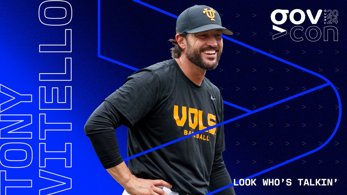 TNECD's tweet photo. Don't miss the #GovCon24 Luncheon on 10/17, where we'll be hearing from special guest Tony Vitello, head coach of @Vol_Baseball, fresh off their first-ever College World Series win. 🏆 ⚾
Stay tuned for more details. 🍊 https://t.co/ntNdUxiTIS