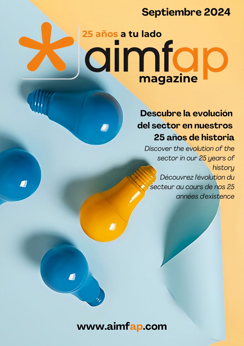 aimfap's tweet image. AIMFAP Magazine Septiembre 2024
aimfap.com/wp-content/upl…
Una edición especial de nuestra revista habitual porque este año ¡cumplimos 25 años!

Esto es solo el principio, así que no te lo pierdas
#articulopromocional #marketingpromocional #promotionalproducts #productopromocional