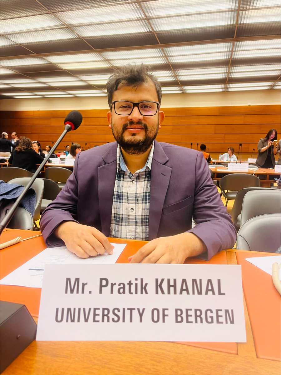 BCEPS PhD Research Fellow <a href="/khanalpratik/">Pratik Khanal</a> presented on a #costing approach to estimate the #cost of #cancercare in #lowresource settings at the @UICC #WorldCancerCongress today! He also participated in the <a href="/WHO/">World Health Organization (WHO)</a> “Co-creating Cancer Priorities” workshop at the <a href="/UN/">United Nations</a> Geneva Office. <a href="/UiB/">Universitetet i Bergen</a>