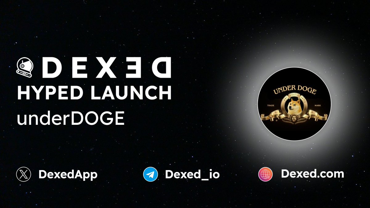 dexed_eth's tweet photo. 🔥 https://t.co/sSVaLUoCsG #ETH HYPED LAUNCH
underDOGE $uDOGE - https://t.co/FR5ma3hHBc #uDOGE
📄 CA : 0xd09eb94135229654104E82BcAB86f4675aAB5Cf6
📈 Chart : https://t.co/dbbSU9zHXa
🚀 Vote : https://t.co/FtLO70S74S https://t.co/rSy7xlHMft