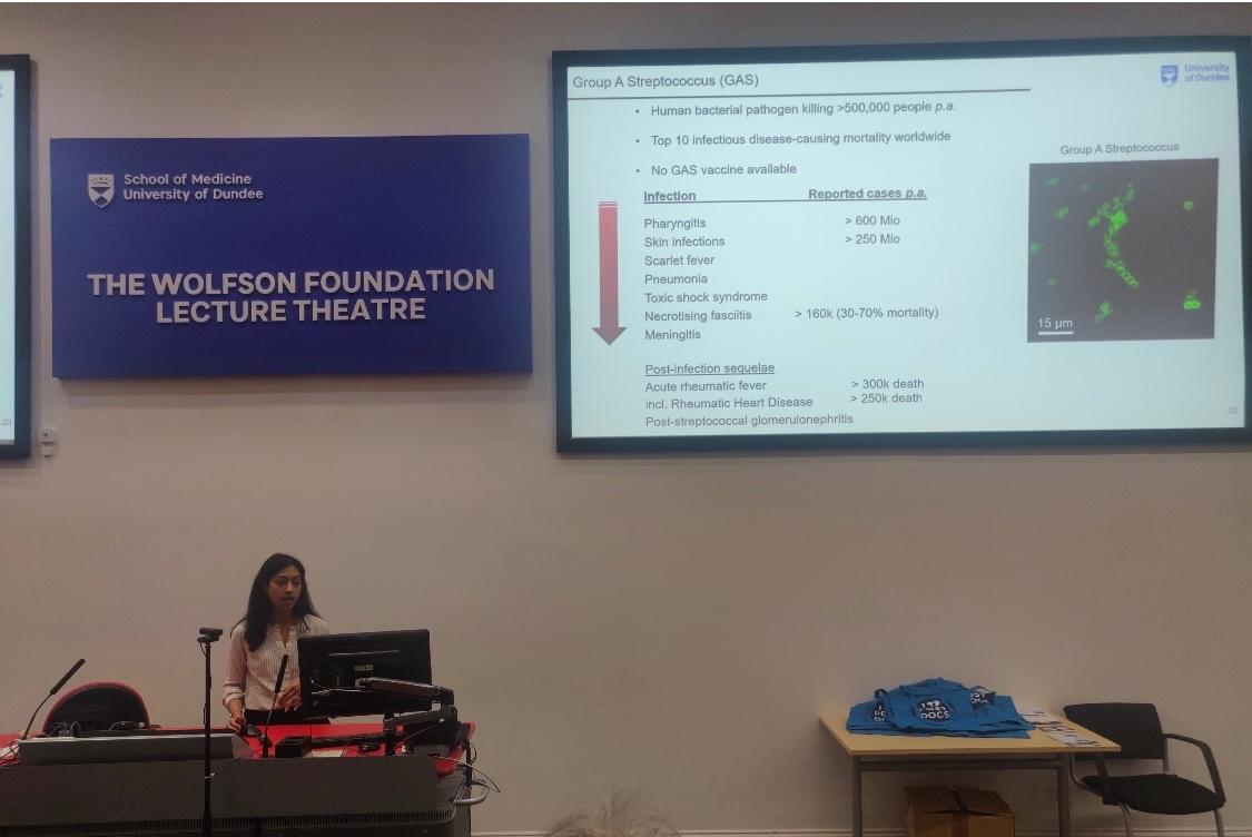 Sowmya Castro (@sowmyacastro) on Twitter photo Excited to present my talk today on “From Strep throat to safe hearts: Trageting Strep A with glycoconjugate vaccines” at Ninewells for PostDoc Appreciation Week #NPAW2024 #celebratepostdocs <a href="/pintofscience/">Pint of Science UK</a> <a href="/UoDLifeSciences/">UoD Life Sciences</a> <a href="/UoDMedicine/">UoD Medicine</a> Excited to present my talk today on “From Strep throat to safe hearts: Trageting Strep A with glycoconjugate vaccines” at Ninewells for PostDoc Appreciation Week #NPAW2024 #celebratepostdocs <a href="/pintofscience/">Pint of Science UK</a> <a href="/UoDLifeSciences/">UoD Life Sciences</a> <a href="/UoDMedicine/">UoD Medicine</a>