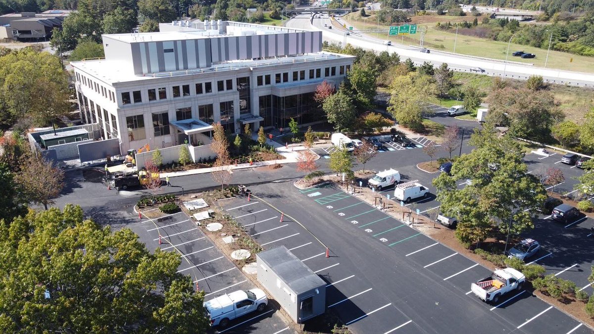 AquaPoint's tweet photo. We installed this #wastewatertreatmentsystem under the parking lot for a lab in a Boston suburb last year, and will be installing another new system at a companion building very soon...What will that one look like? Stay tuned! #wastewater #water #wastewatertreatment https://t.co/aCzcMRYpbO
