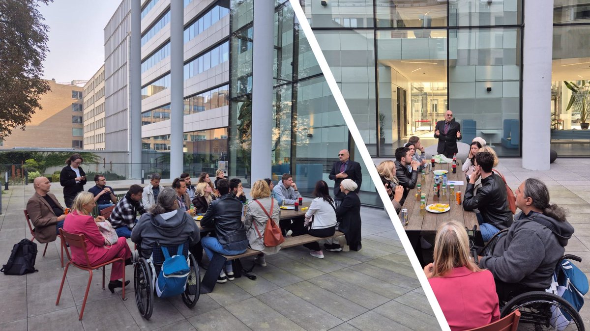 sbrabruselj's tweet photo. Today we're hosting students from @fisnm at our premises in Brussels! All about the work we do at #SBRA, representing & supporting our members from both the public & private sector (which includes #research institutes, #universities, #municipalities, #SMEs, & ministries)! 🎉🎤🍻 https://t.co/FWZaAXLemD
