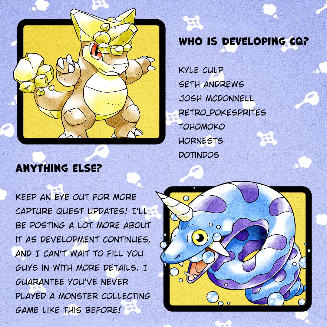 Development of Capture Quest is going great, and I'd like to announce that CQ will be playable on the Game Boy Color! We've spent a lot of time refining mechanics and gameplay and structure so it should be smooth sailing from here on.

Devs: <a href="/juicegoblin/">Seth Andrews</a> <a href="/tohomoko/">toho!</a> <a href="/hornests1/">hornests</a>