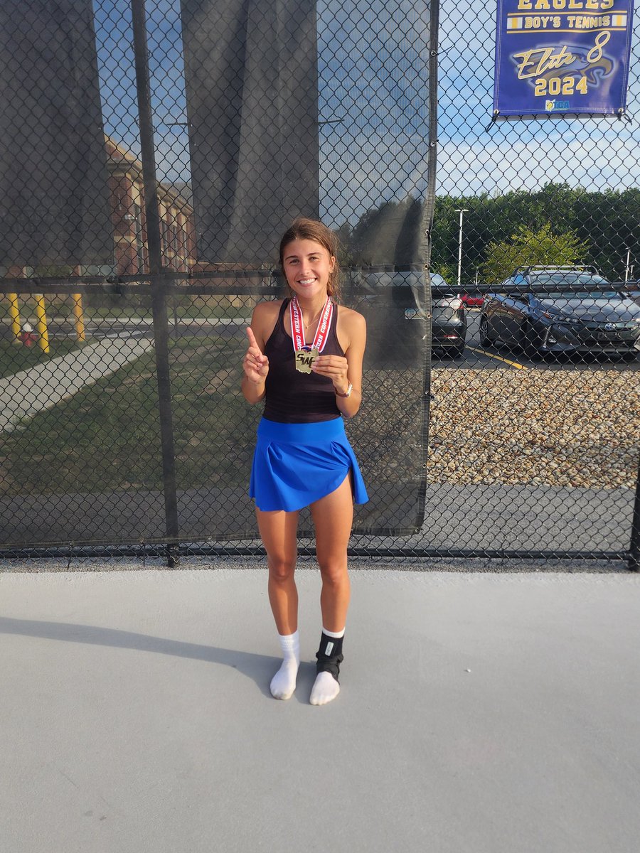 midview_tennis's tweet photo. Kat Yates 22-0 currently
SWC 1st Singles Champion https://t.co/pXTkDRTLJs