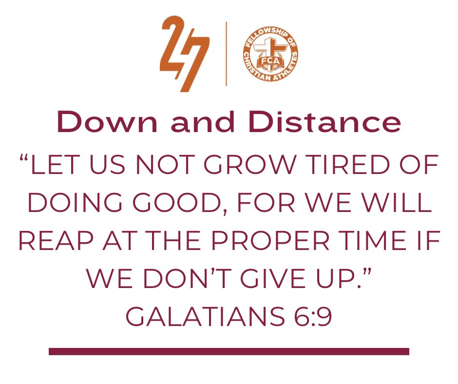 “It’s through perseverance, adaptability, and making the proper Christ-led adjustments that help one navigate the ups and downs of life’s journey.”

For more of this devotional visit here fcaresources.com/devotional/dow…