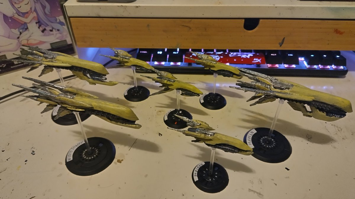 Brother_Raphael's tweet image. Fleet approaching orbit, enemy fleet on sensors, engaging.

艦隊、衛星軌道に到達、センサーに敵艦隊を捕捉、交戦開始。

#DropFleetCommander #ドロップフリートコマンダー