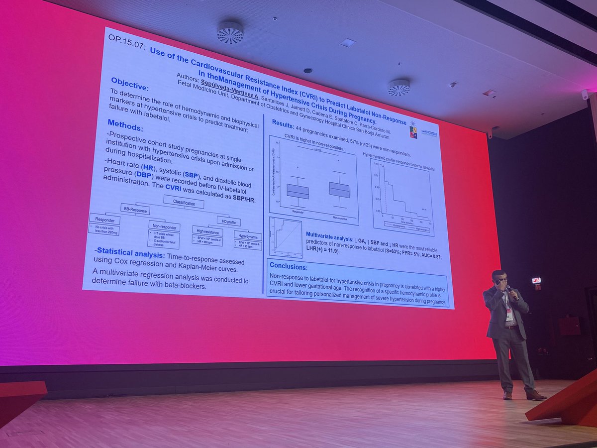 Fatima Crispi (@fatimacrispi) on Twitter photo Fantastic talk by <a href="/Alvaro_Sep_M/">Alvaro Sepulveda Martinez, PhD</a> highlighting the utility of maternal hemodynamics in the management of hypertension in preeclampsia #ISUOG2024 Fantastic talk by <a href="/Alvaro_Sep_M/">Alvaro Sepulveda Martinez, PhD</a> highlighting the utility of maternal hemodynamics in the management of hypertension in preeclampsia #ISUOG2024