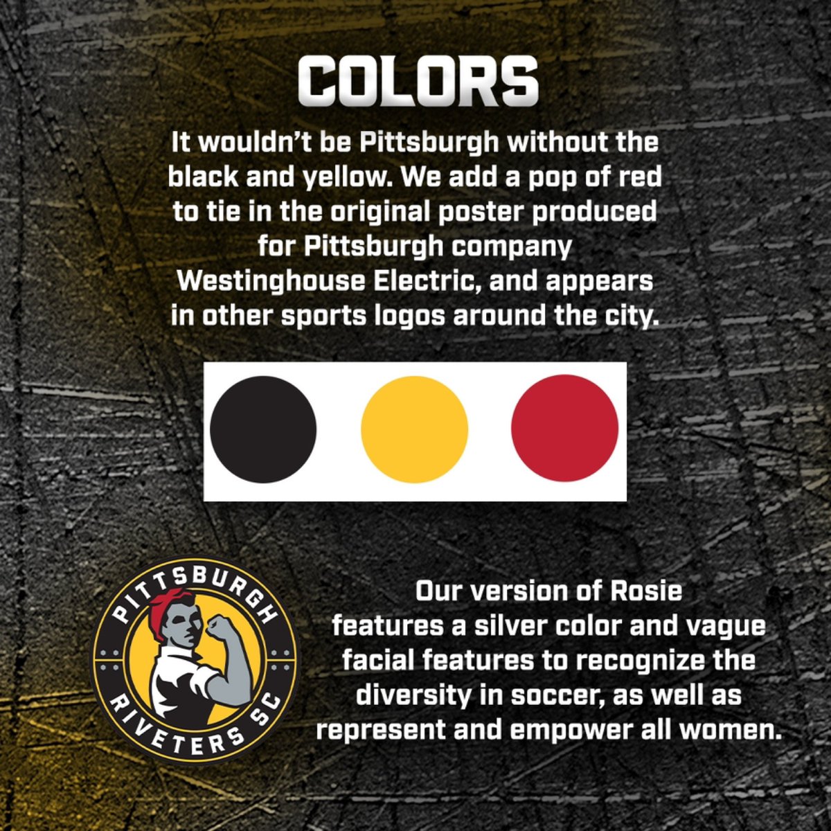 RivetersSC's tweet photo. A symbol of strength and endurance 💪    Pittsburgh Riveters SC is committed to carrying this legacy forward, proving that with determination, unity, and a shared vision, anything is possible.🔥 https://t.co/AhfgZWtchA