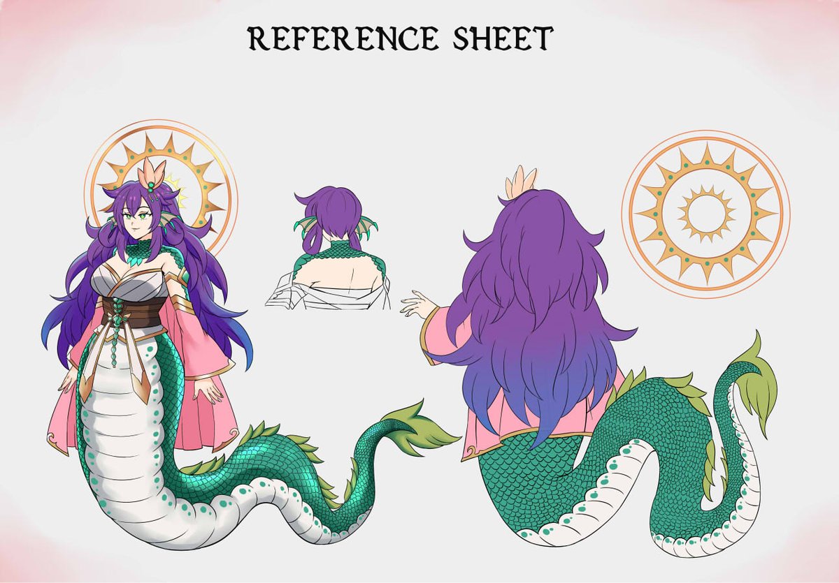 Ref sheet commission of my Client's OC, Penelope :D