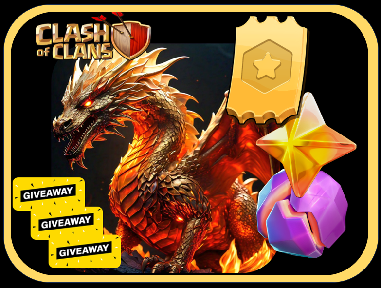 GIVEAWAY - EVENT PASS

Follow✅
Like❤️
Tag two friends🙋‍♂️🙋‍♂️
Share🔁

This one goes from SEP/18 to OCT/05

Remember if you are buying anything try supporting a content creator
You can use code "NINJA" or "ZOLOKO"
#ClashOfClans