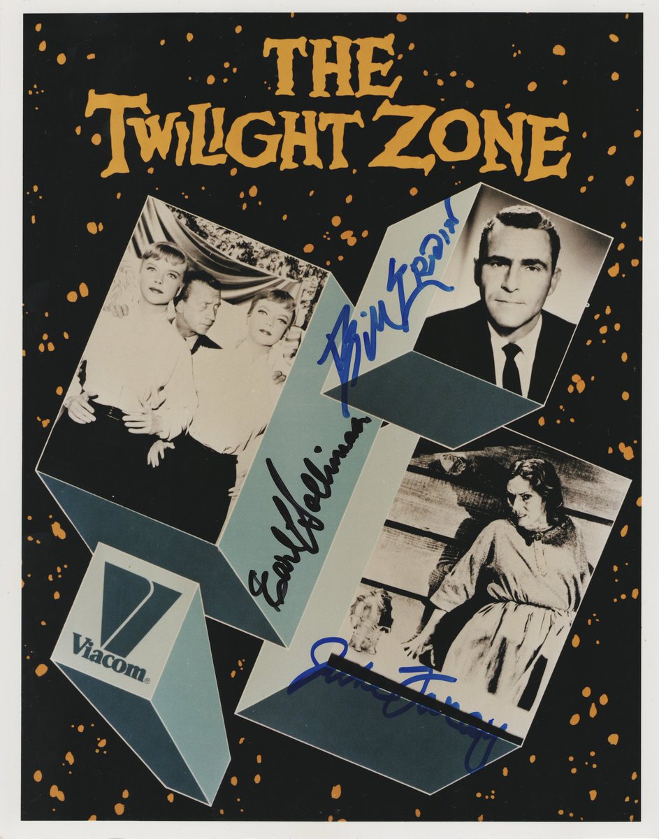 staytoonedfolks's tweet photo. On her birthday, we remember the legendary June Foray. ๐โค๏ธ
#TwilightZone photo signed by Foray, Bill Erwin & Earl Holliman is from our collection.
#JuneForay #LooneyTunes #RockyandBullwinkle #Mulan #HowTheGrinchStoleChristmas #Cinderella #OffToSeeTheWizard #WhoFramedRogerRabbit https://t.co/BY6qkbNm0L