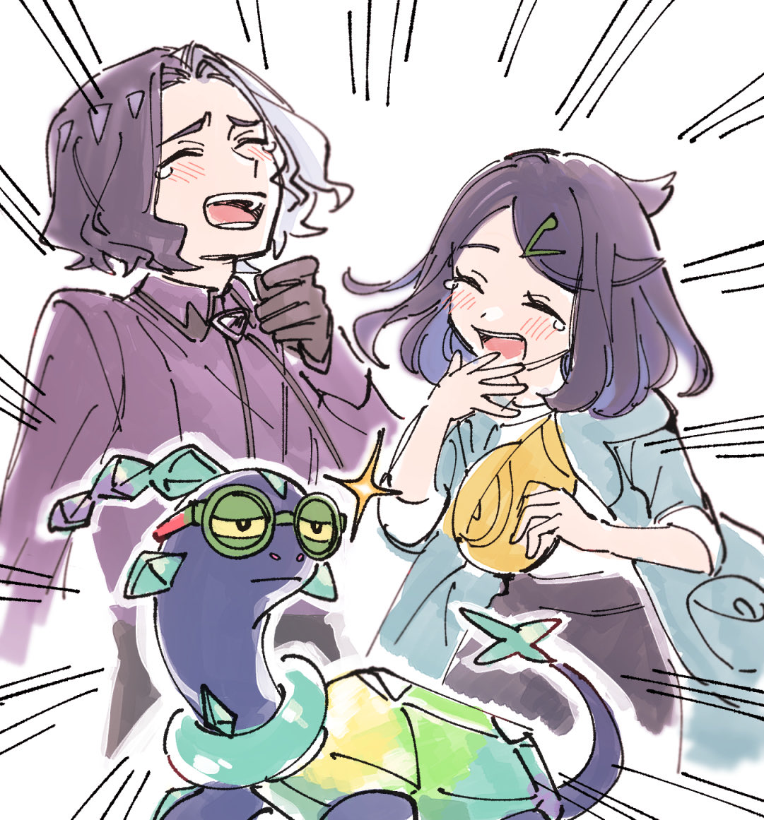 思いっきり笑い合える日が来るといいね！って思って描き始めたんだけどなんか思ってたのと違う絵になったな