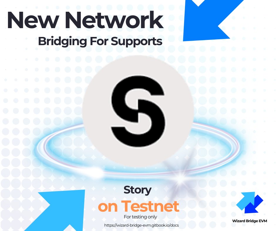 wizardbridgeevm's tweet photo. New Network For Supports! @StoryProtocol
.
- Story Protocol (on Testnet)
*For testing only*
.
#Story #Protocol #StoryProtocol #WizardBridgeEVM https://t.co/j7aqv0nD6N
