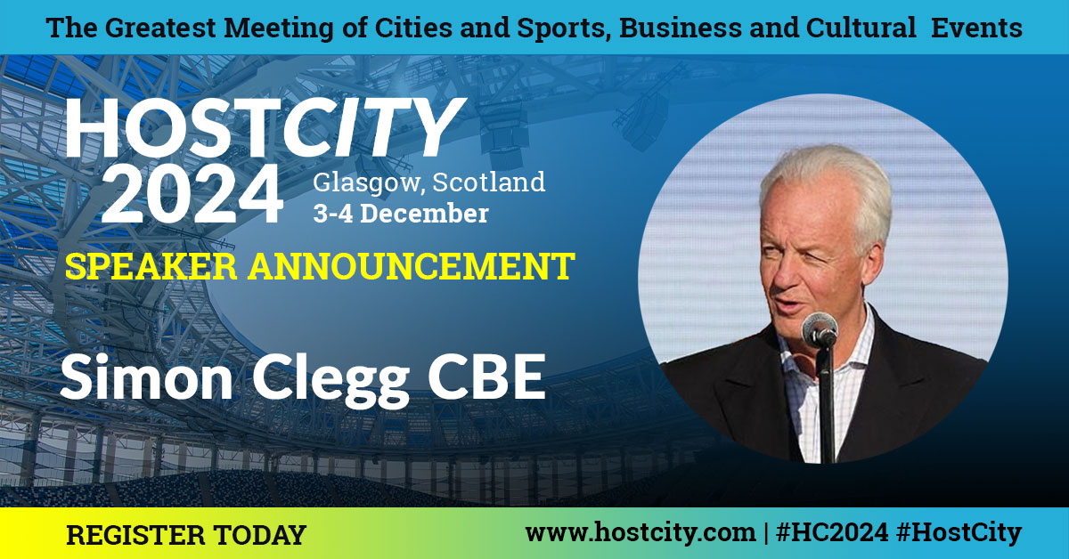 Excited to welcome Simon Clegg CBE as a speaker at #HostCity2024! From leading Expo 2020 Dubai to securing London for the 2012 Olympics, his global event expertise is unmatched. Don’t miss his insights—register now! 👇
tinyurl.com/234spejj
#HC2024 #SimonClegg #EventLeadership