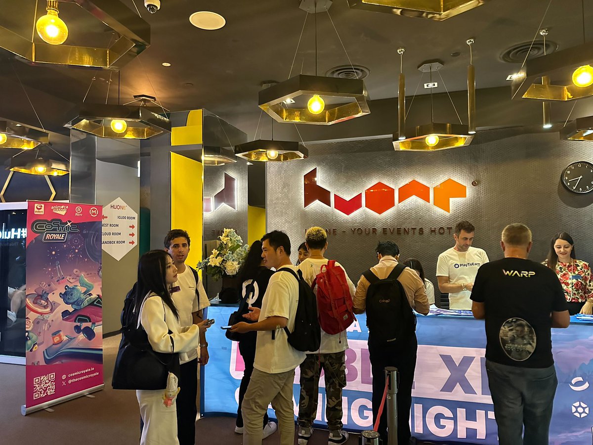 PlayToEarn's tweet photo. Wow, what a night that was! Our very first event surpassed all expectations with over 2600 registered guests! It was nothing short of legendary🔥
￼
Double XP helped connect investors, games, media & #blockchain infrastructures together - forging lifelong partnerships to help grow the #Web3Gaming industry

So a huge thank you every one of you who came to Double XP Gaming Night with @BGameAlliance

However, this is just the beginning, so stay tuned as we have something even BIGGER & better planned for 2025!💫👀

#PlayToEarn #TOKEN2049 #Web3Gaming