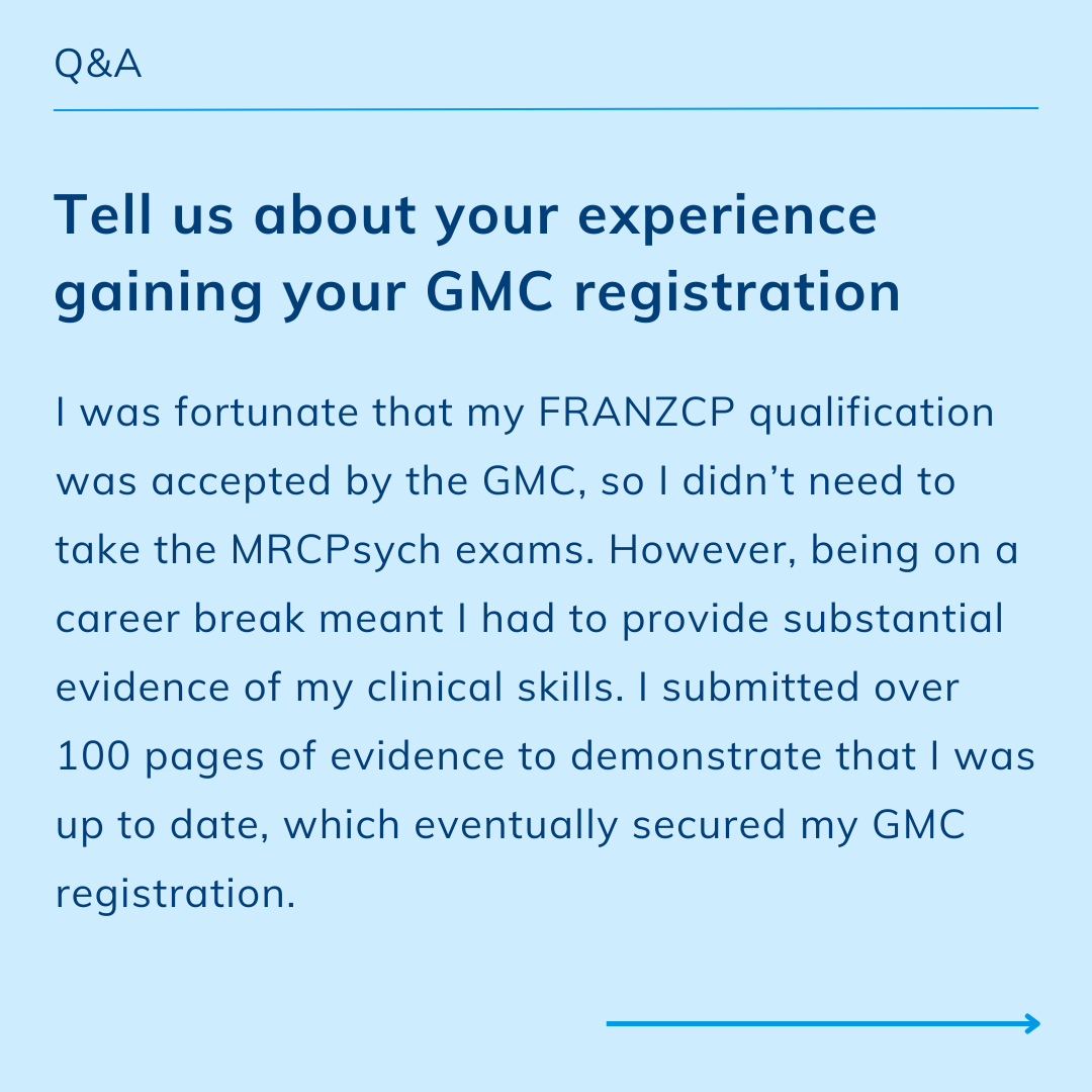 IMG_Connect's tweet image. 🌟 New #IMGStory!

Meet Dr. Layton, a skilled psychiatrist who moved from Australia to the UK with our support. Now thriving in the NHS, she’s just been promoted to Clinical Director after only a year! 💙

👉 Read more: zurl.co/fH9y 

#NHSJobs #Psychiatry